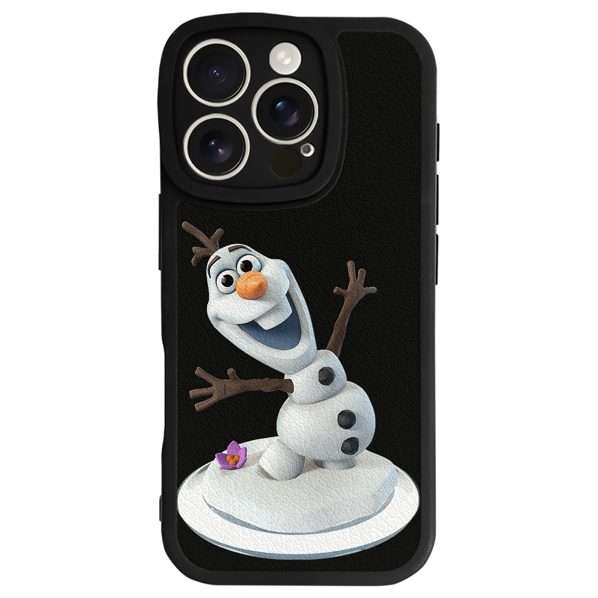 （画像用） アナと雪の女王 アンナ エルサ Frozen Anna Elsa 【iPhone 16シリーズ対応】シリコンスマホケース（レザー調） 材質：シリコン